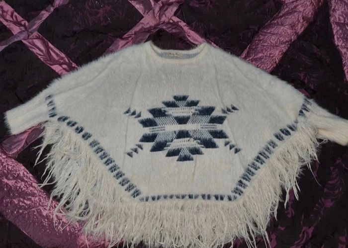 Poncho tout doux et chaud fille 6ans