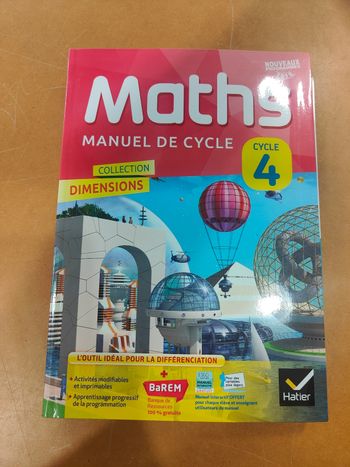 Maths manuel de cycle 4 - version enseignant