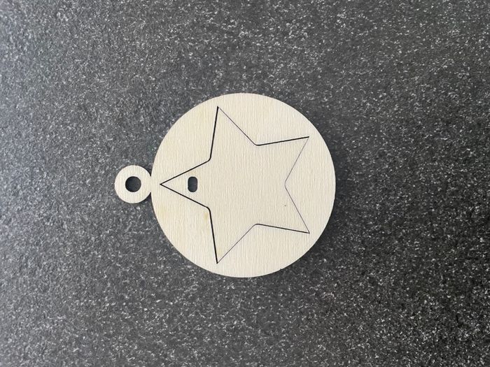 Boule de Noël personnalisable avec étoile détachable - photo numéro 4