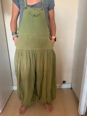 🌿 Salopette baba cool ethnique Coline – Taille L