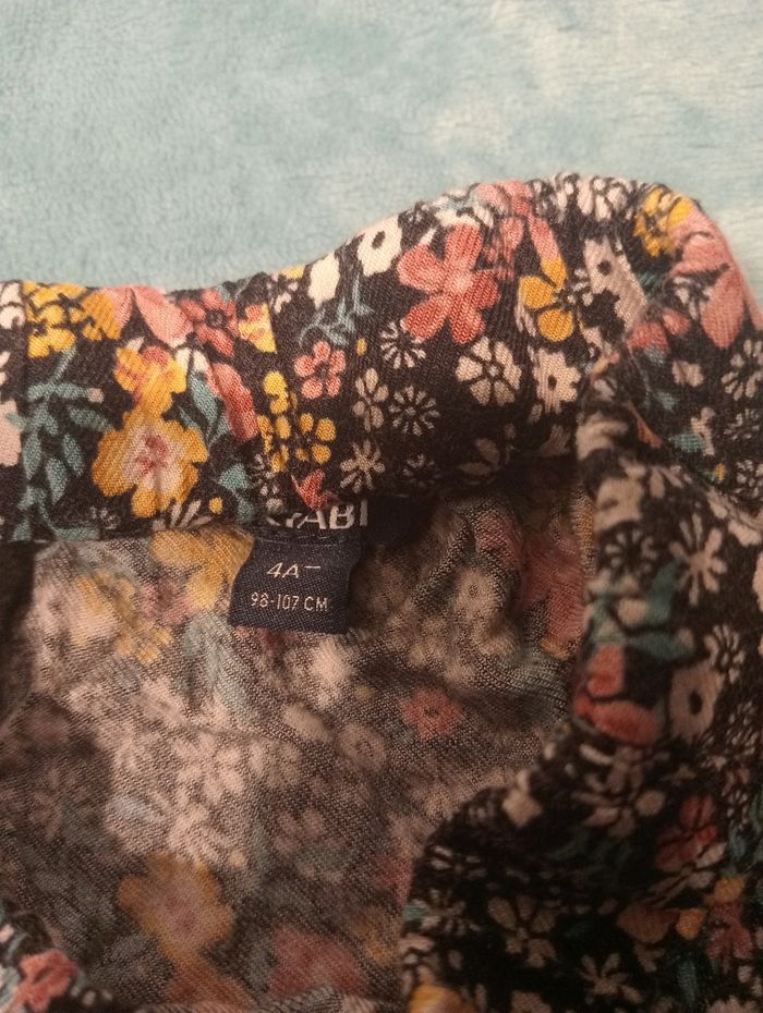 Jupe fleurie a volants - photo numéro 3