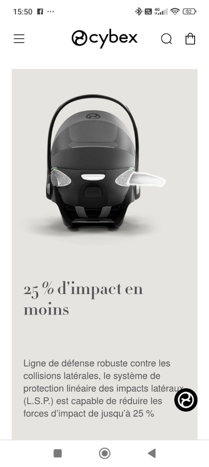 siège auto dès la naissance Cybex - photo numéro 9