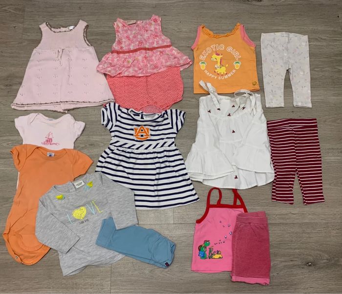 Lot fille été 6 mois
