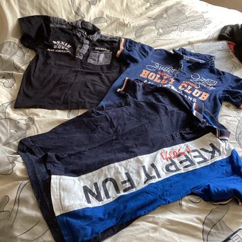 Lot de 3 polos garçon 8/10 ans