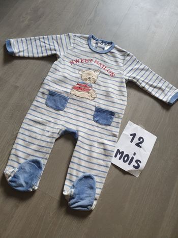 Pyjama 12mois garçon