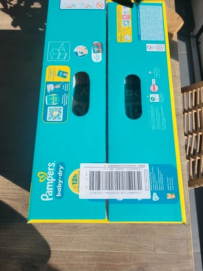 Maxi Carton pampers taille 4 baby dry - photo numéro 2