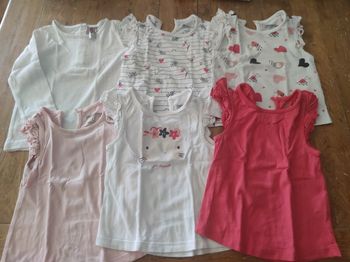 Lot 6 t shirts 12 mois