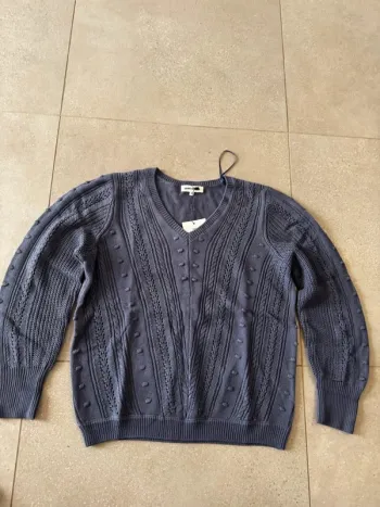 Pull bleu Grain de Malice, taille M, neuf avec étiquette, valeur 35€