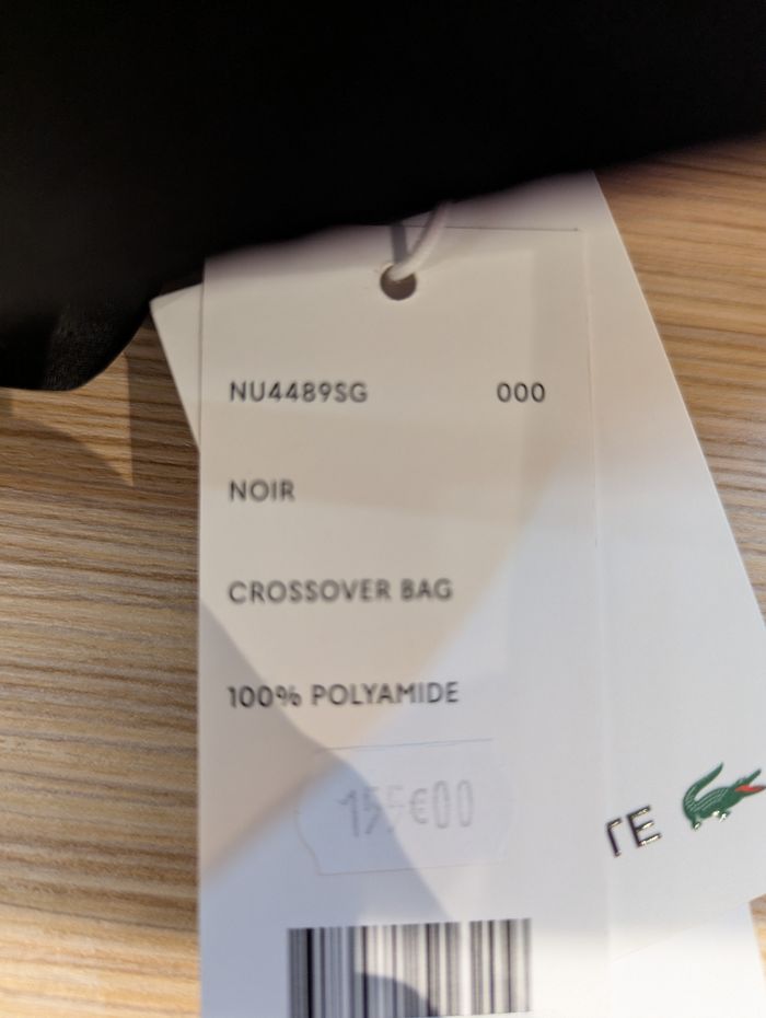 Lacoste crossover bag noir - photo numéro 4