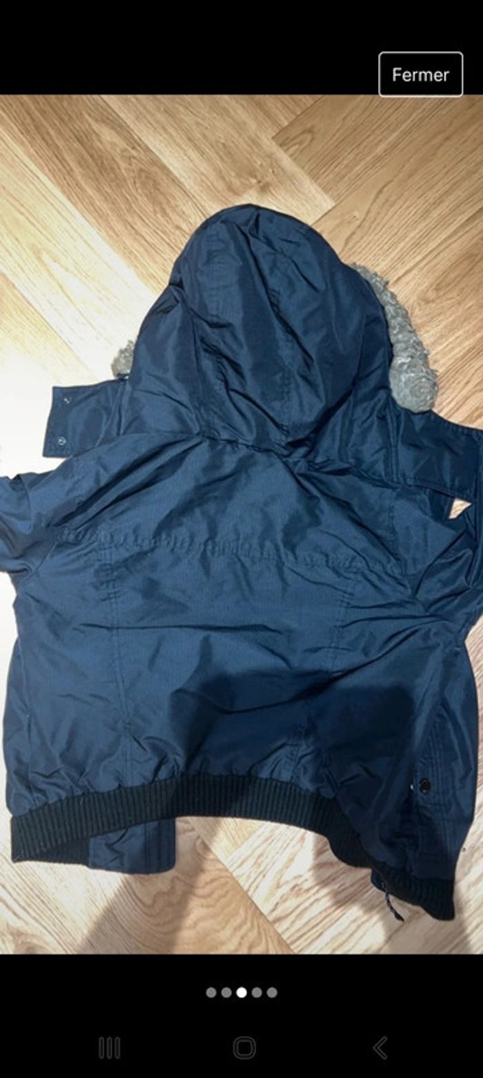 😴blouson parka Hollister T36 Neuf noir - photo numéro 3