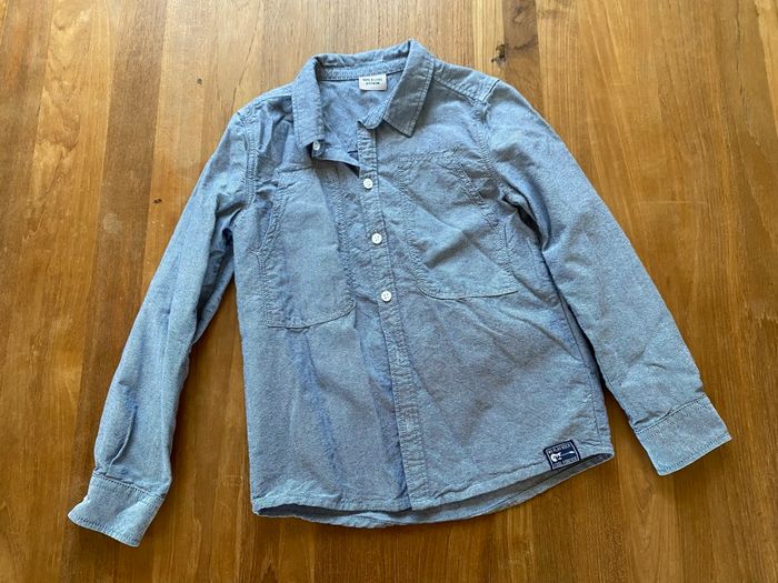 Chemise effet jean/denim