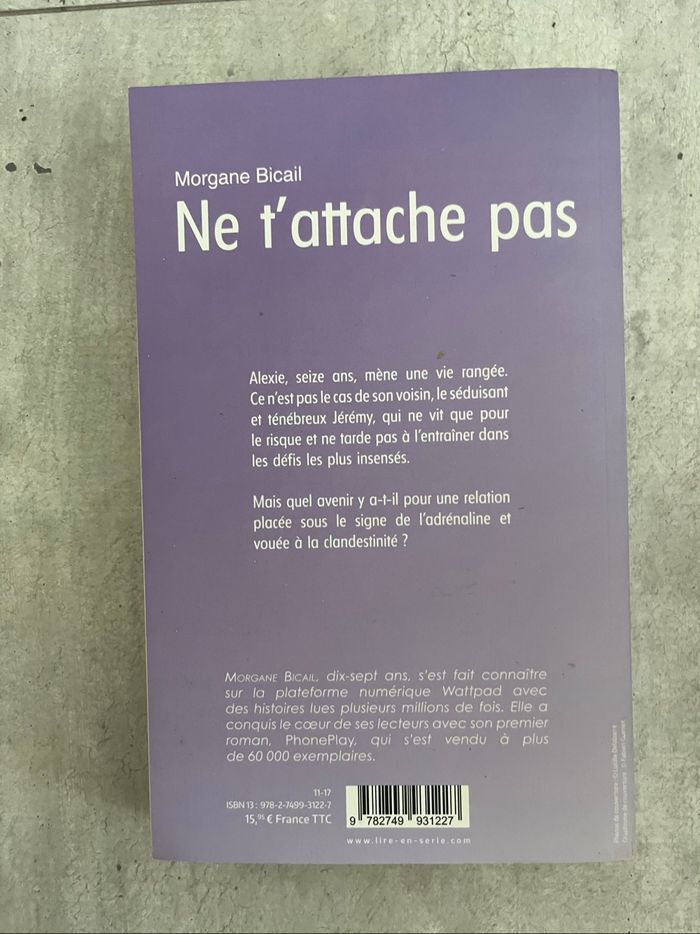 Ne t’attache pas de Morgane Bicail - photo numéro 2