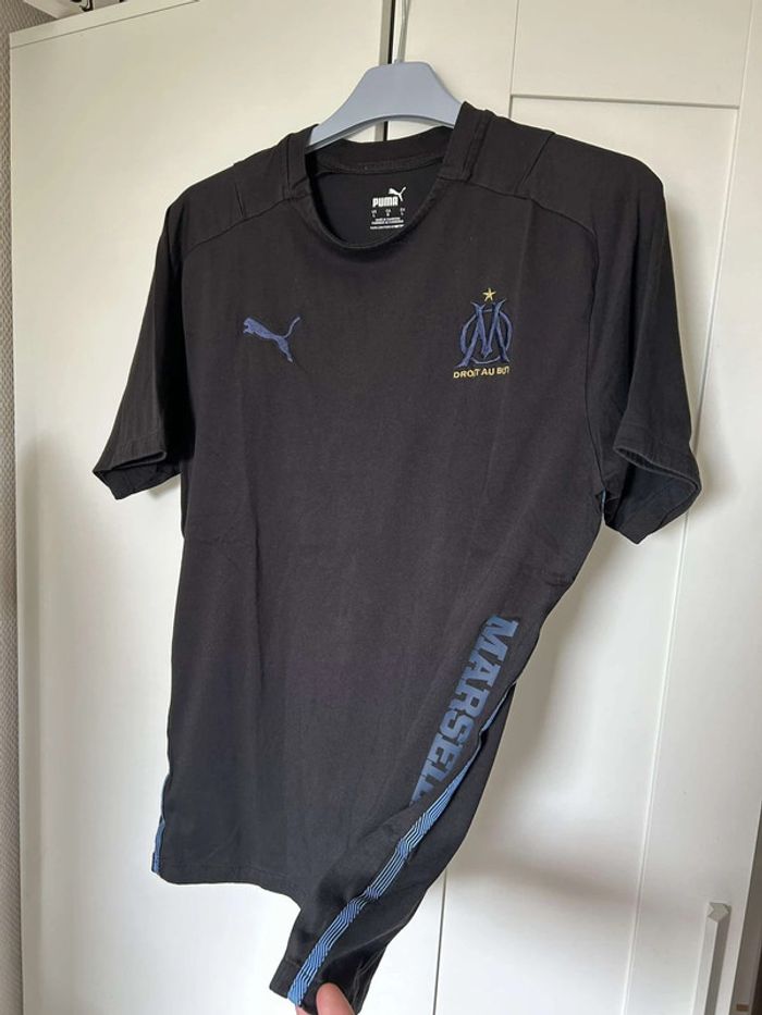 T-shirt à manches courtes foot Olympique de Marseille en coton - photo numéro 3