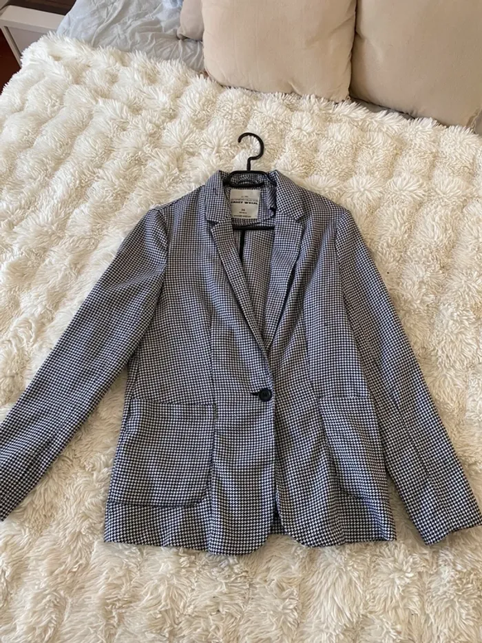 Blazer motif pied de poule taille 36 - photo numéro 2