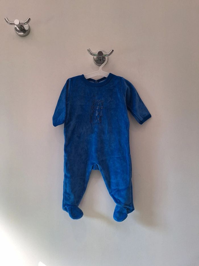 Pyjama 1 pièce bébé garçon petit bateau 3 mois