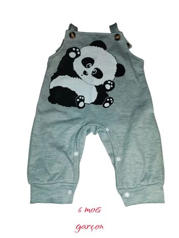 Salopette pandas