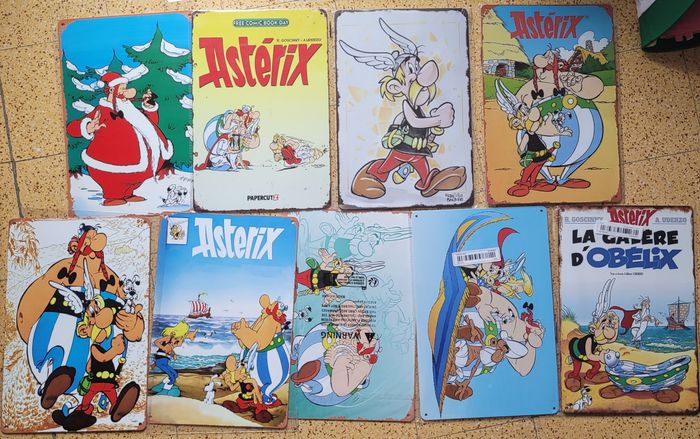Plaque alu 20cm x 30cm d'Astérix. Au choix parmi plusieurs modèles - photo numéro 2