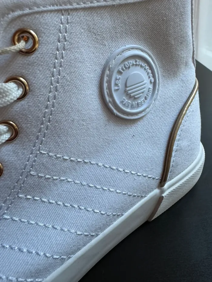 Tennis montante Les Tropeziennes MoHigh blanche taille 37 neuves - photo numéro 2