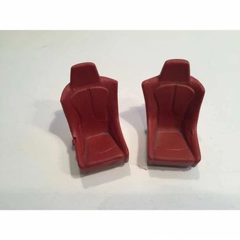 Lot x2 sièges pièce détachée miniature Porsche Boxster 1/18 Maisto #A22