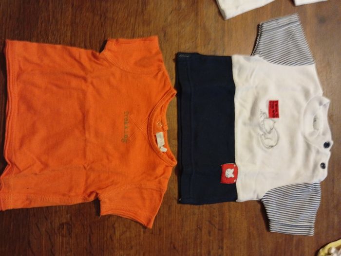 Lot de 9 haut manche courte taille 3 mois - photo numéro 4