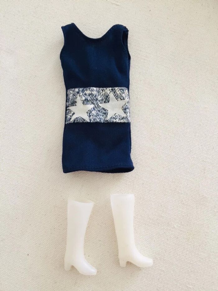 Tenue barbie vintage années 90 robe étoilée - photo numéro 7