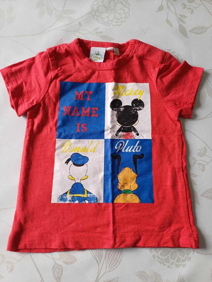 T-shirt Disney Baby 6 mois - photo numéro 2
