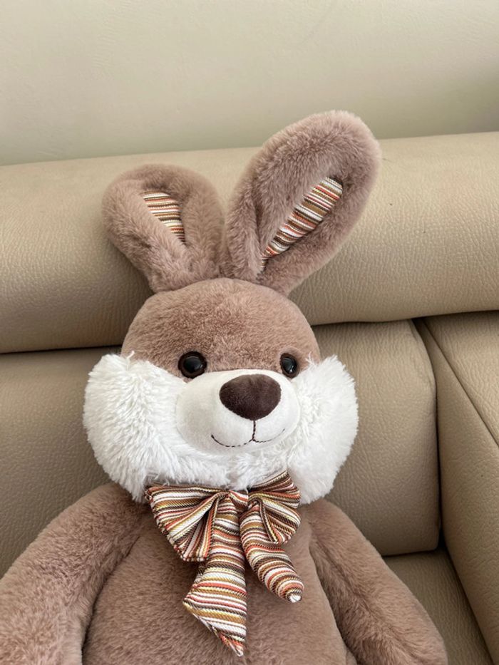 Peluche lapin 50cm nicotoy - photo numéro 2