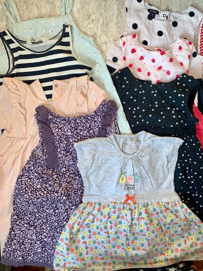 Lot robes estivales 18 mois