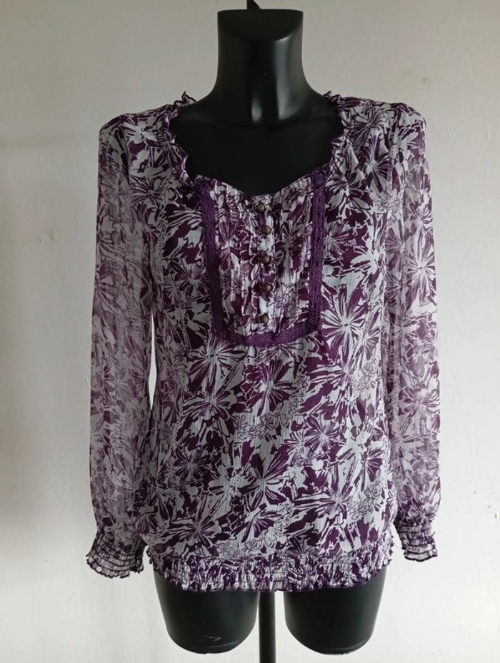Blouse fleurie