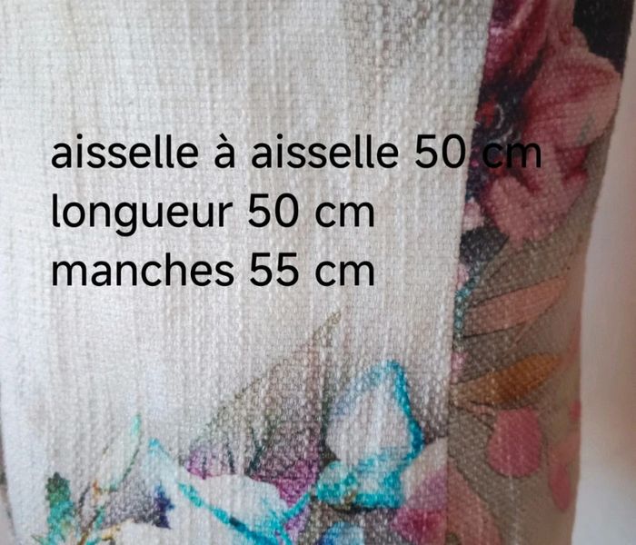 💓 veste en tweed de créateur florale multicolore pièce unique t s M chic made in France luxe - photo numéro 7