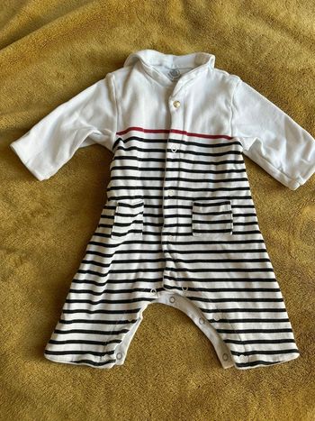 Combinaison grenouillère petit bateau 1 mois