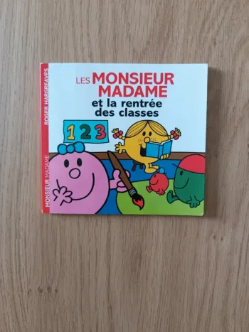 Les Monsieur Madame et la rentrée des classes
