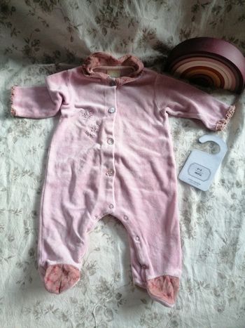 Pijama velour aubisou 3 mois