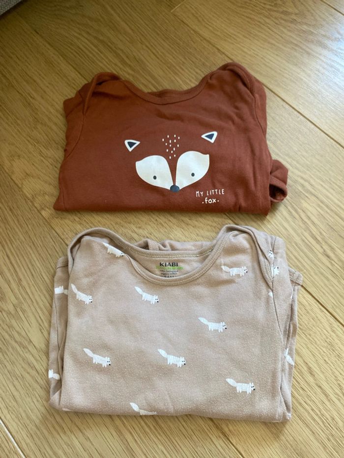 36 mois Lot de 2 bodys manches longues Kiabi