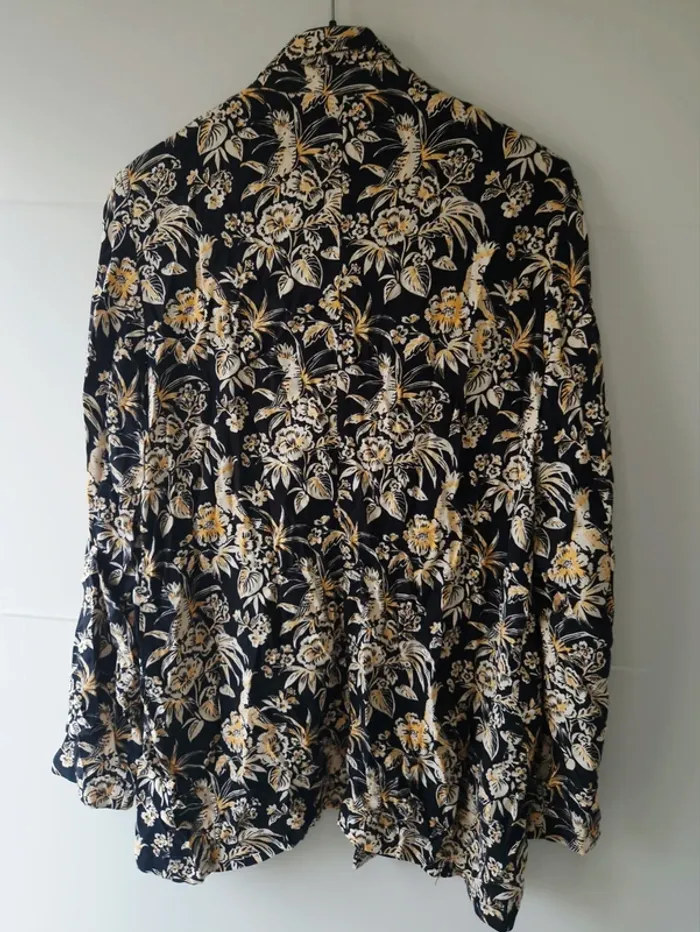 Veste mi longue fleurie | promod | taille 40 - photo numéro 2