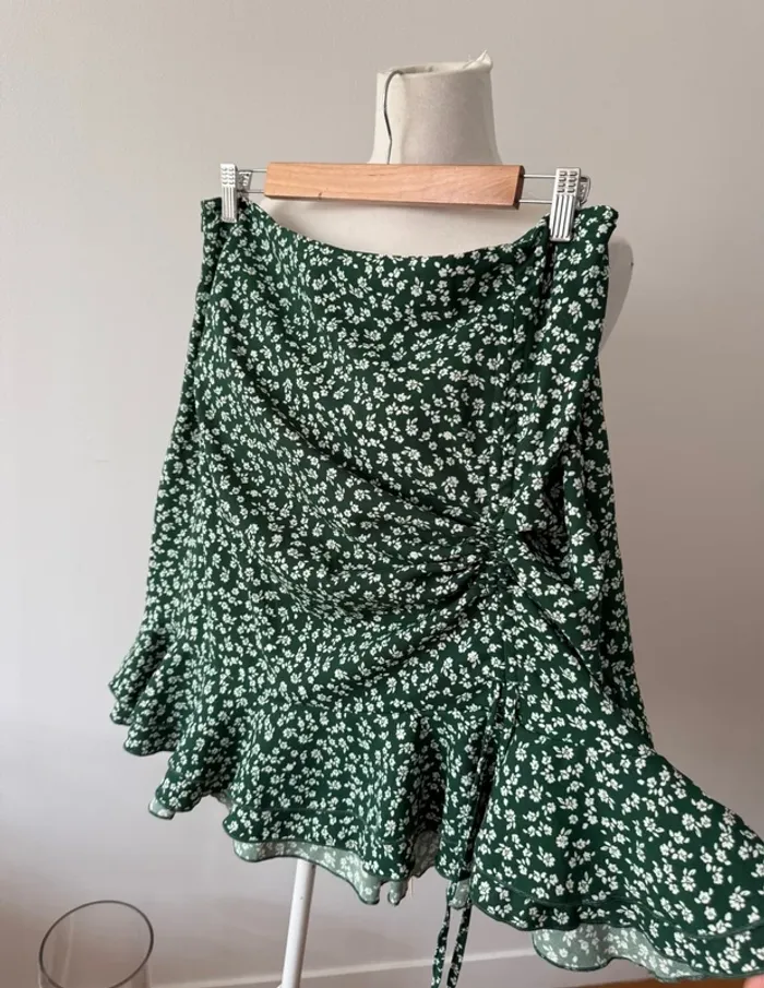 Jupe fleurie XL/42 - photo numéro 4