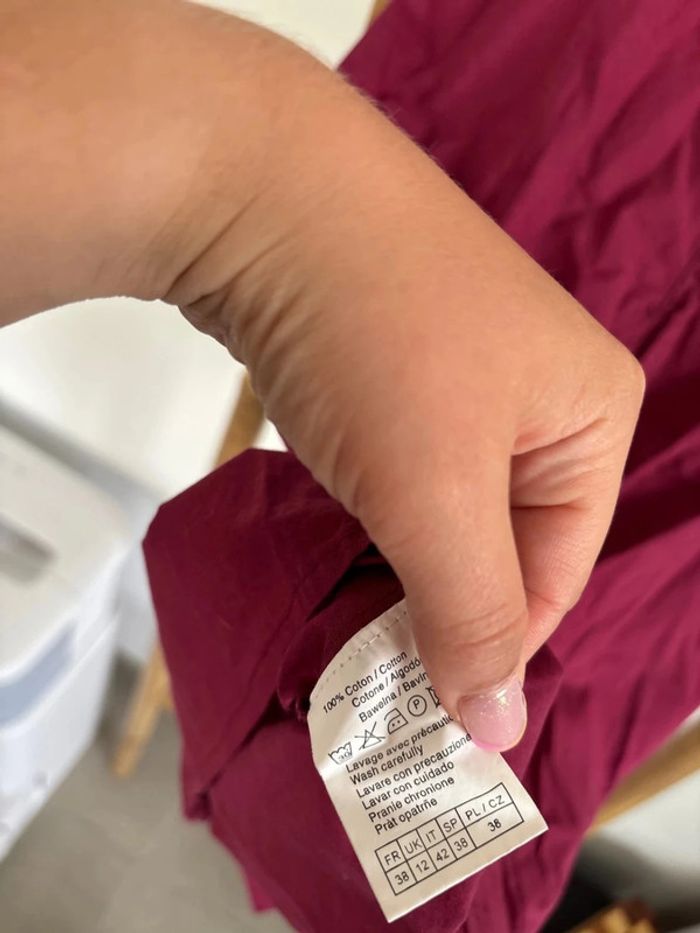 robe bordeaux pourpre camaïeu taille M - photo numéro 10