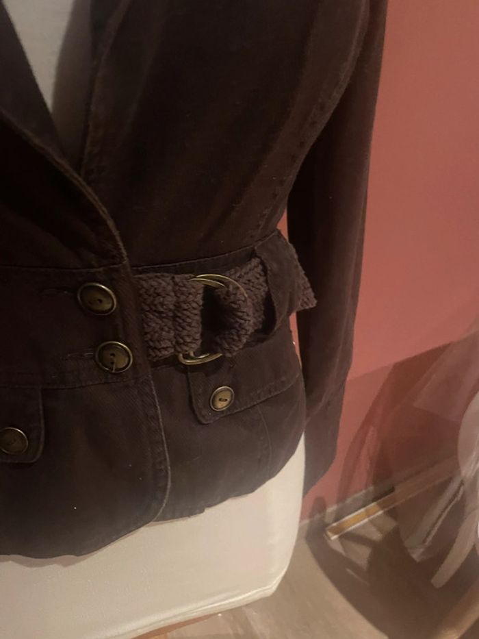 Veste courte marron T36 - photo numéro 5