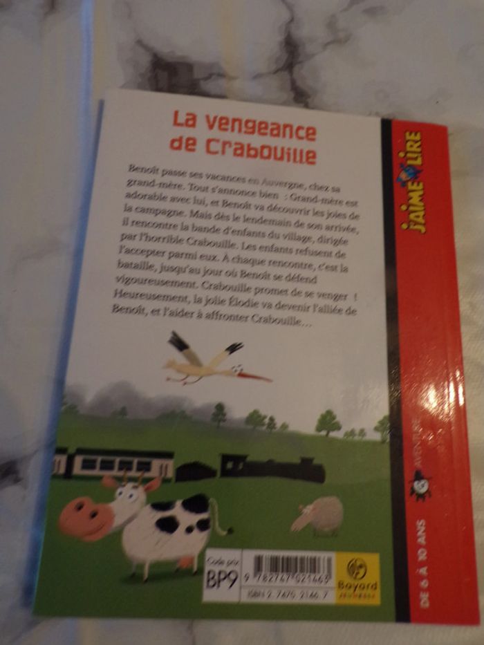 Livre  La vengeance de Crabouille 154  J'aime lire Bayard poche - photo numéro 2