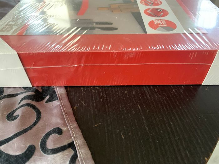 Lot 2 étagère murale rouge - photo numéro 3