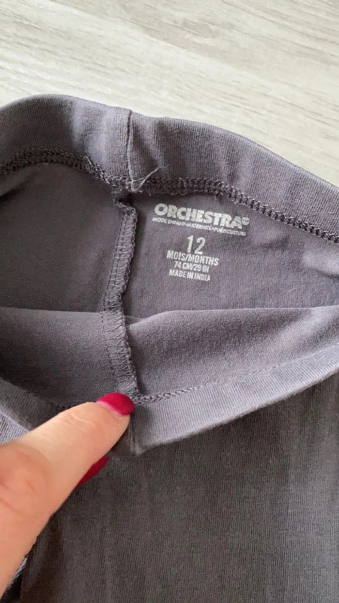 Lot de 2 legging orchestra 12 mois - photo numéro 4
