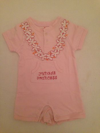 Combicourt Rose Bébé 3 Mois