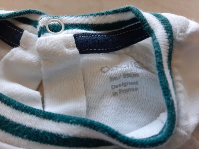 Lot de 6 tee shirts manches longues 3 mois - photo numéro 4