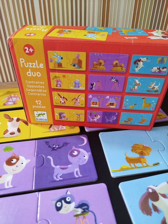 Djeco Puzzles Duo Les Contraires - photo numéro 2