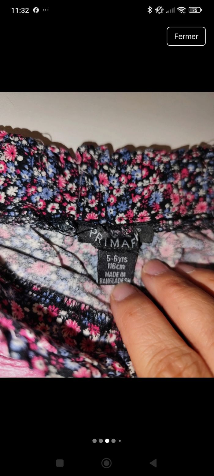 Lot pantalon léger fille 6 ans - photo numéro 3