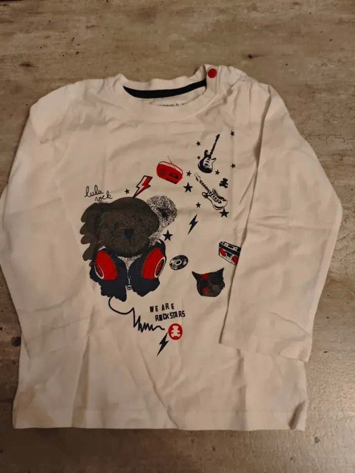 Tee shirt lulu castagnette 24 mois