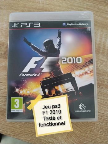 Jeu ps3 formula 1 2010