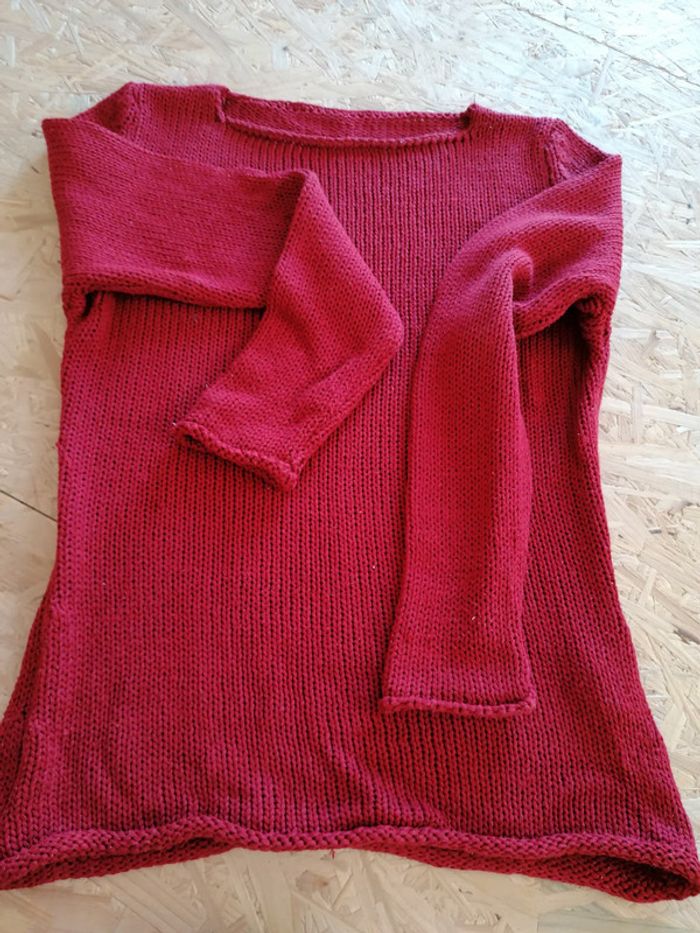 Pull rouge t 38/40 - photo numéro 3