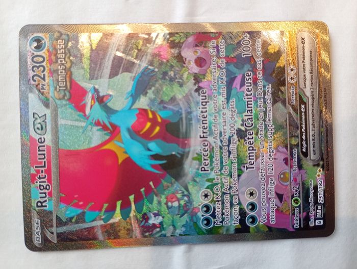 carte pokémon rugit-lune ex 251/182 , fr , neuf , super état. - photo numéro 2
