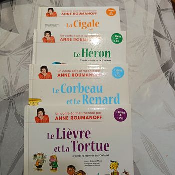 lot de 4 contes de Anne Roumanoff dès 5 ans réf E65 E